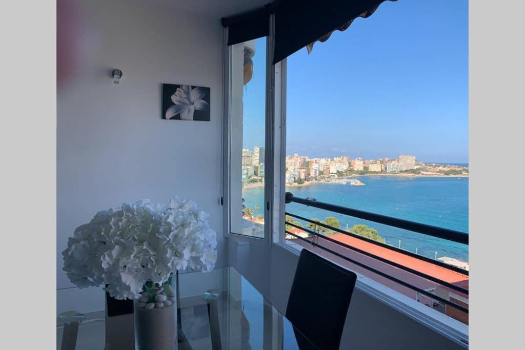 Playa Albufereta. Espectaculares Vistas Al Mar. Appartement Alicante Buitenkant foto