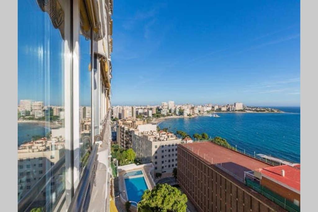 Playa Albufereta. Espectaculares Vistas Al Mar. Appartement Alicante Buitenkant foto